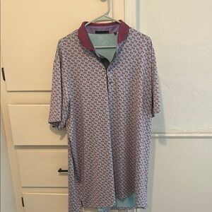 Greyson Men’s 2XL purple monkey polo